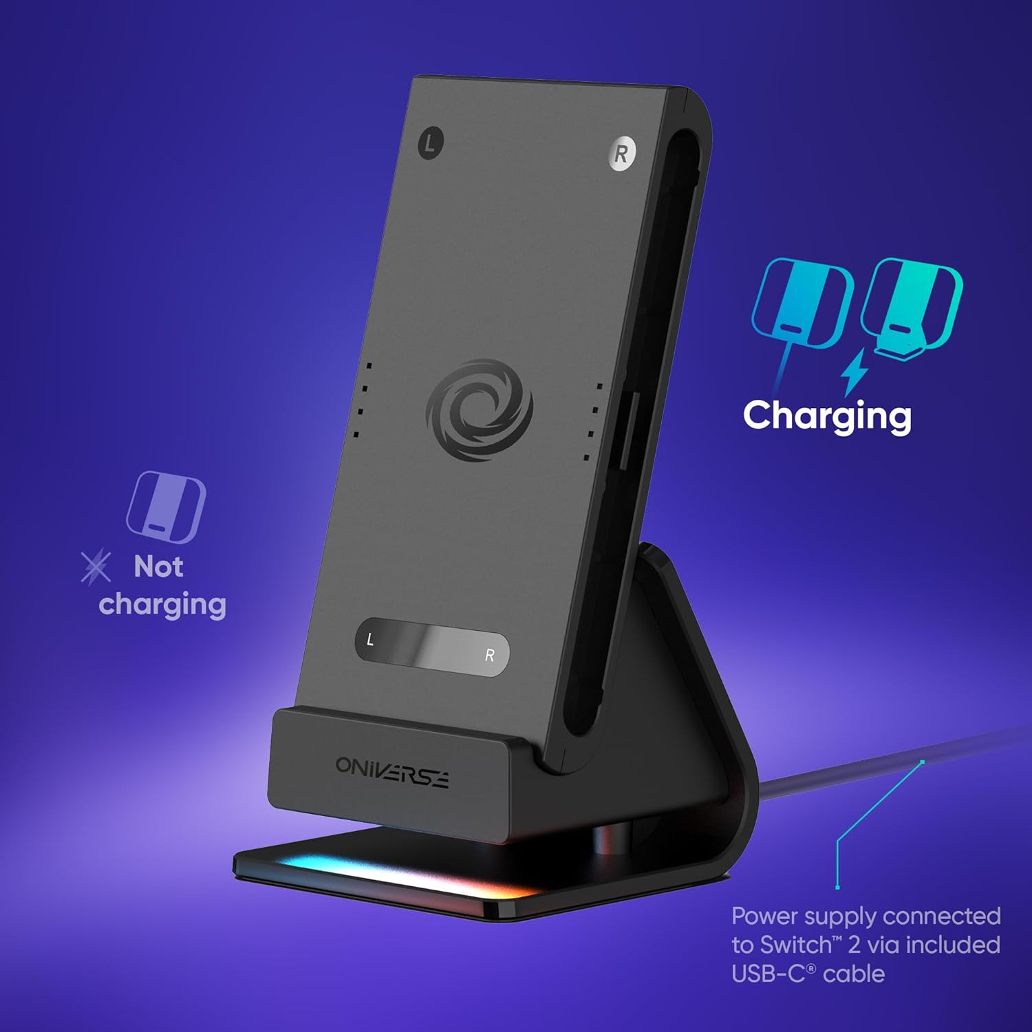 Oniverse Nsw2 2 Joycons Charging Dock