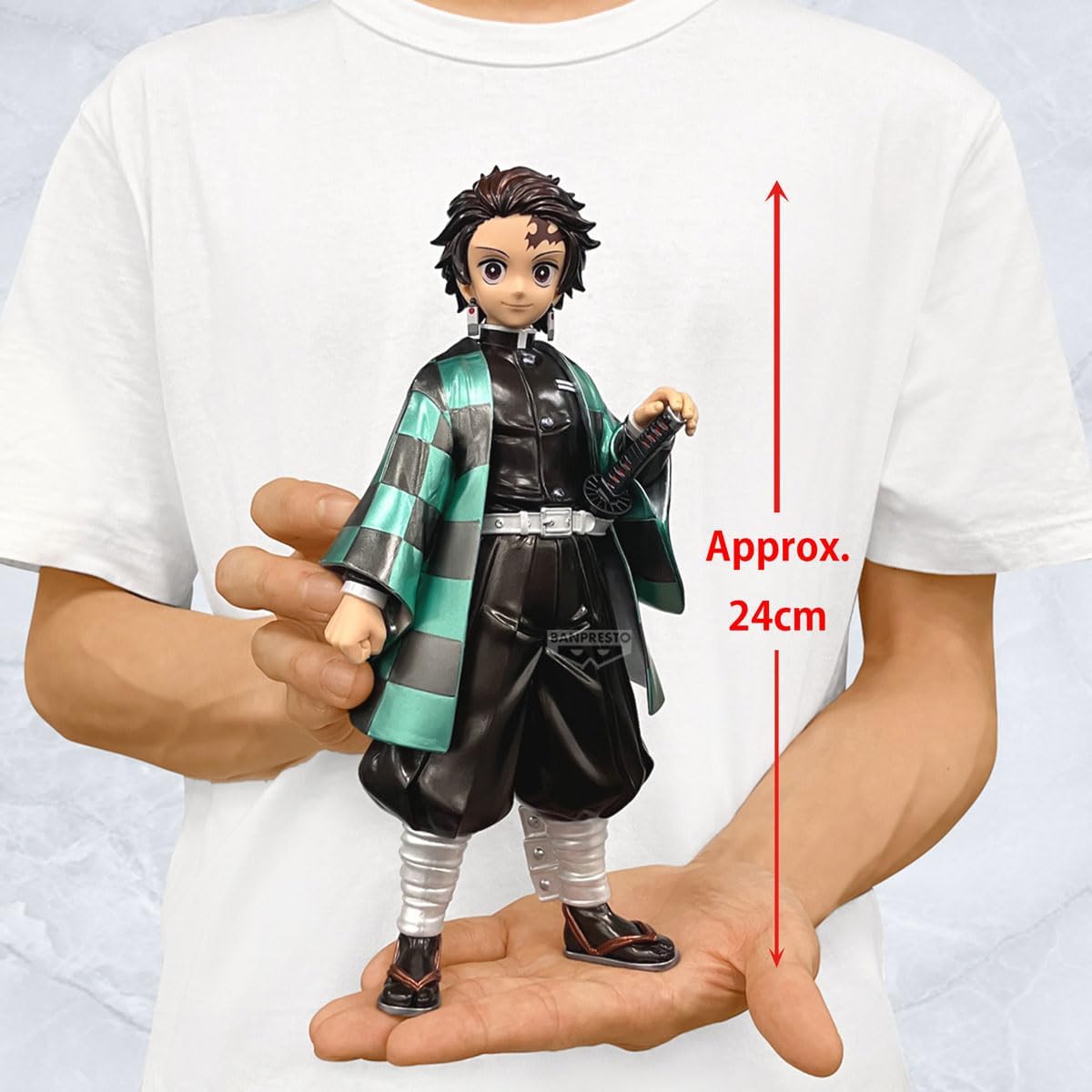 Banpresto Tanjiro Kamado Demon Slayer Verzamelfiguur, Kimetsu No Yaiba, Grandista - Special Color versie 24 cm, meerkleurig, optimaal voor anime-fans