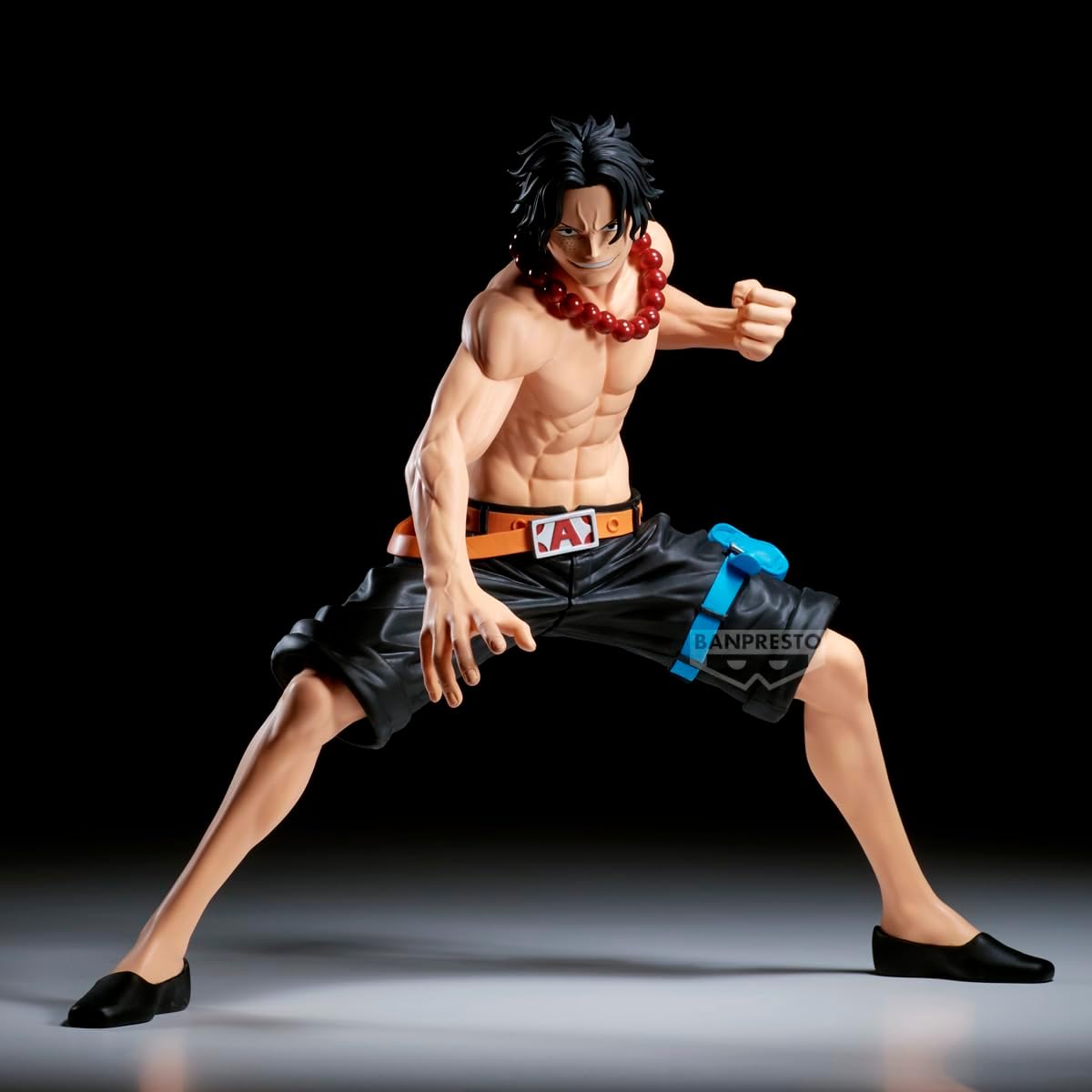 Banpresto Portgas D. Ace One Piece Collectible Action Figure - Grandist 20 cm, BP29392P, Multicolor, Optima for Anime Fans