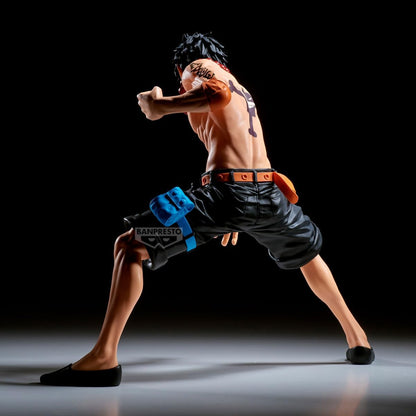 Banpresto Portgas D. Ace One Piece Collectible Action Figure - Grandist 20 cm, BP29392P, Multicolor, Optima for Anime Fans