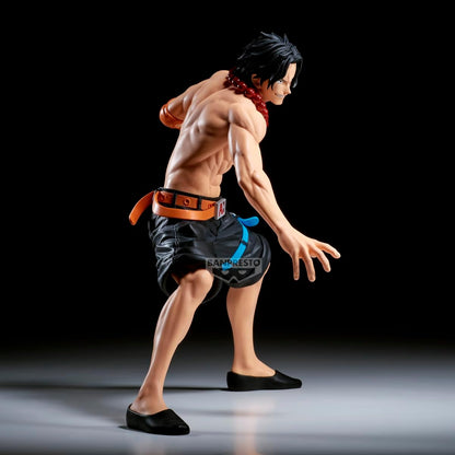Banpresto Portgas D. Ace One Piece Collectible Action Figure - Grandist 20 cm, BP29392P, Multicolor, Optima for Anime Fans