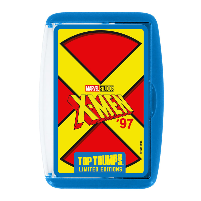 Top Trumps X-Men 97' Limited Edition Case Entertaining card game for 2 plus players makes a great gift for ages 6 plus, Find out how durable Wolverine is, or Jean Grey's energy rating
