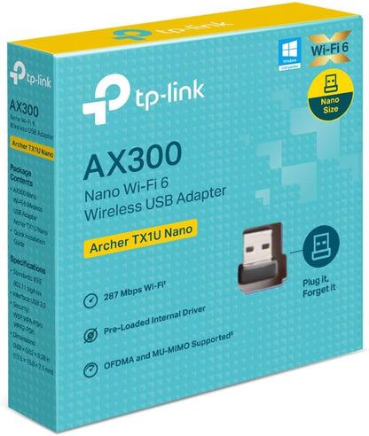 Ax300 Nano Wi-Fi 6 Usb Adapter