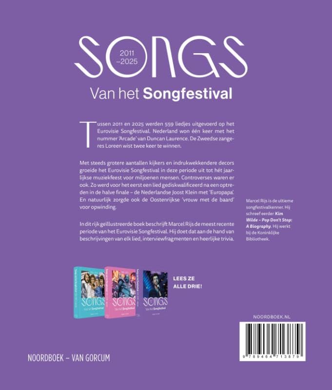 De songs van het Songfestival (2011-2025