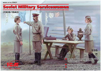 ICM 1:35 - Soviet Military Servicewoman (1939-42) 4 Figs