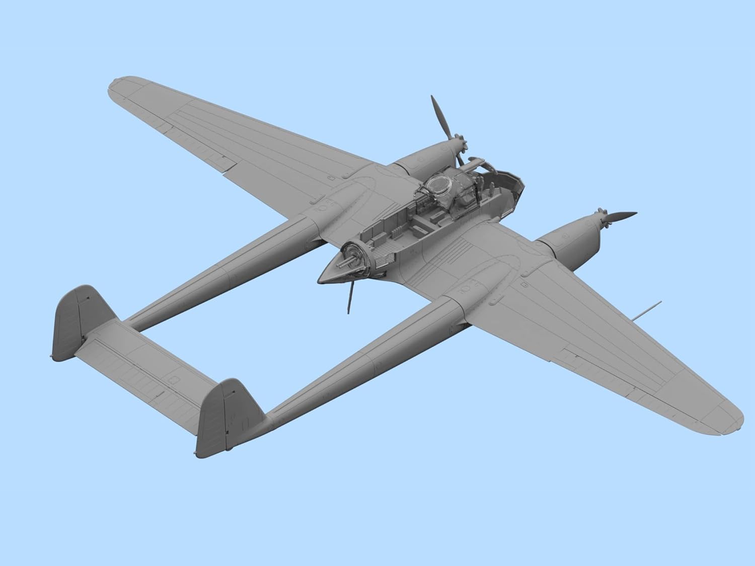 ICM 1:72 - FW 189A-2, WWII German Reconnaissance Plane