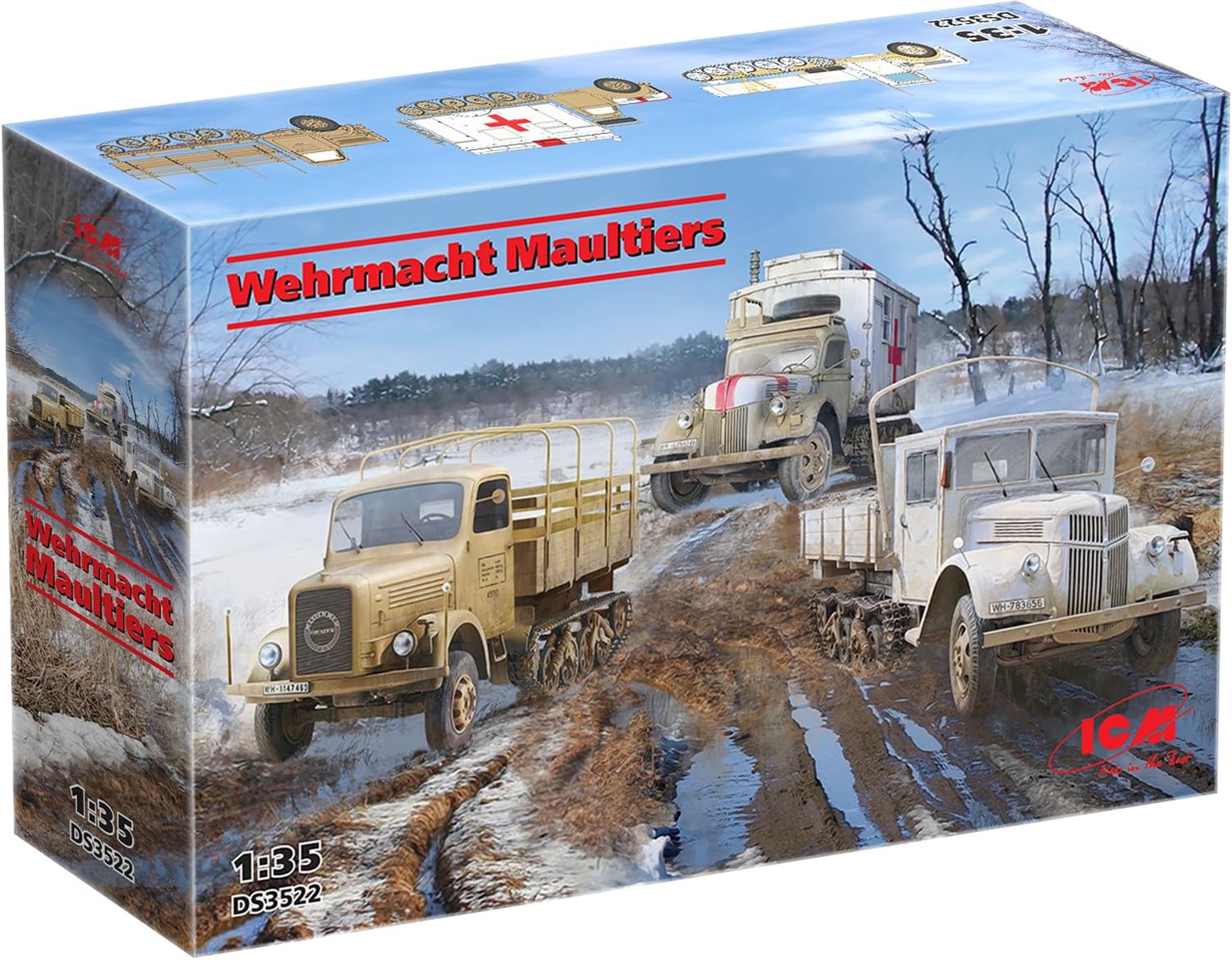ICM 1:35 - Wehrmacht Maultiers