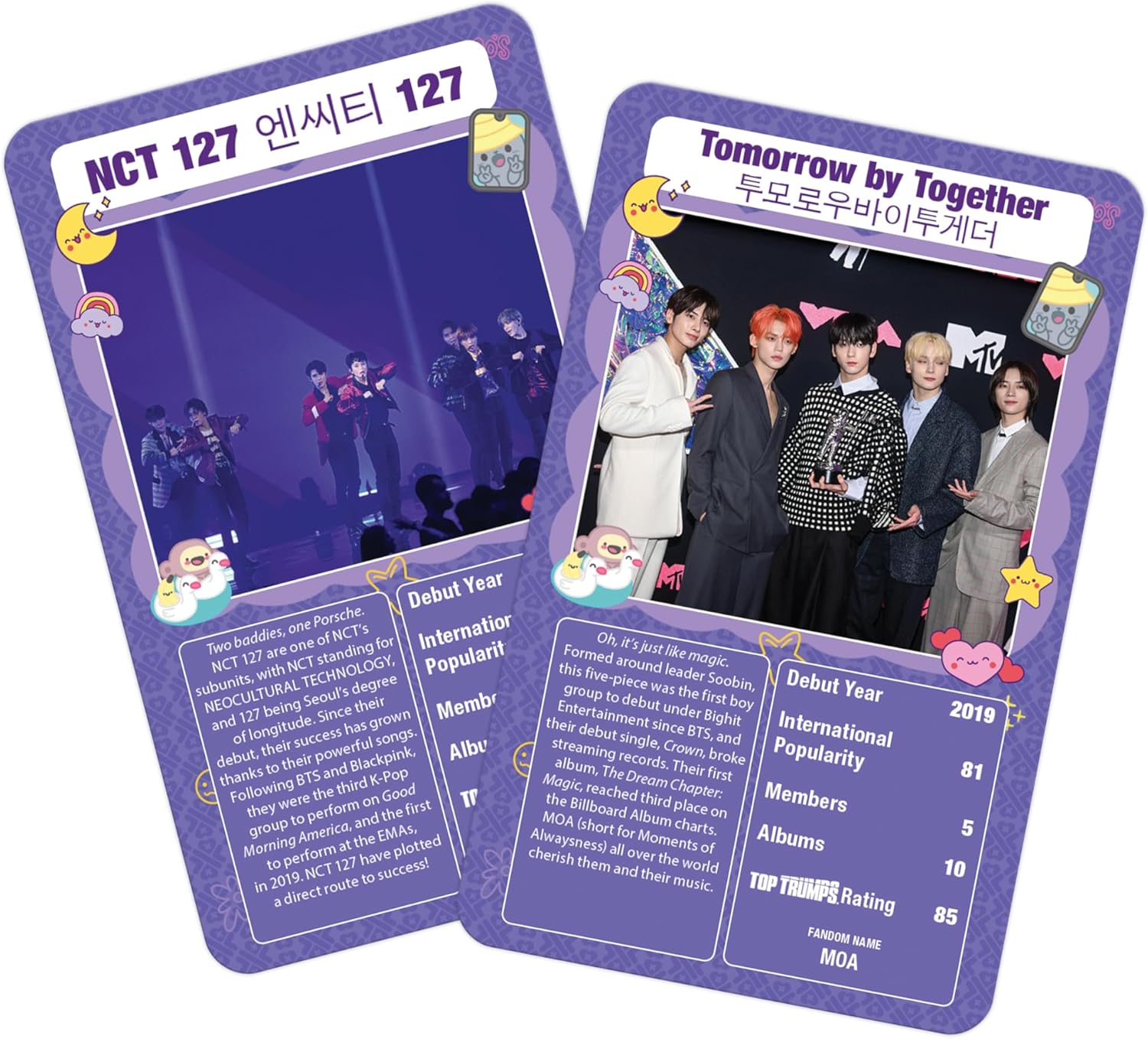 Top Trumps K-Pop Card Game, Play with BTS, Seventeen, NJZ, PSY and Jessi, Educational game makes a great gift for ages 6 plus
