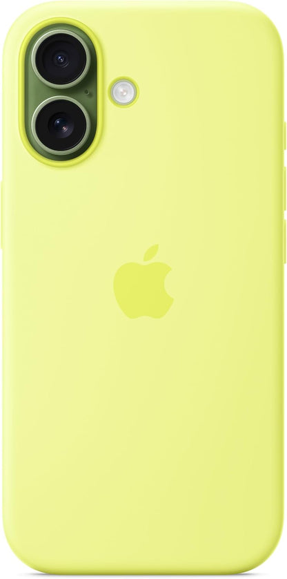 Apple - Back Cover For Mobile Phone - Magsafe Compatibility - Silicone - Neon Yellow - For Iphone 17