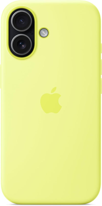 Apple - Back Cover For Mobile Phone - Magsafe Compatibility - Silicone - Neon Yellow - For Iphone 17