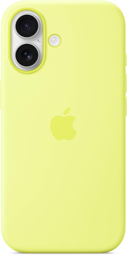 Apple - Back Cover For Mobile Phone - Magsafe Compatibility - Silicone - Neon Yellow - For Iphone 17