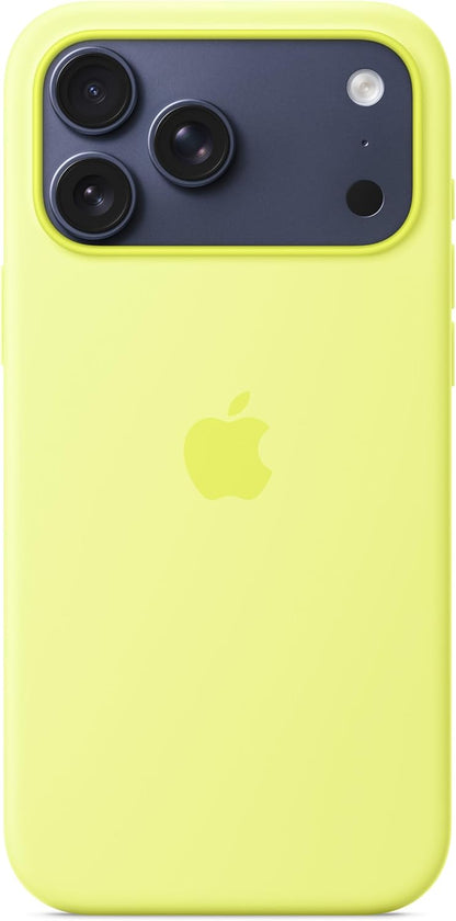 Apple - Back Cover For Mobile Phone - Magsafe Compatibility - Silicone - Neon Yellow - For Iphone 17 Pro Max