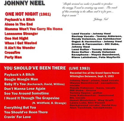 One Hot Night/You Should've Been There