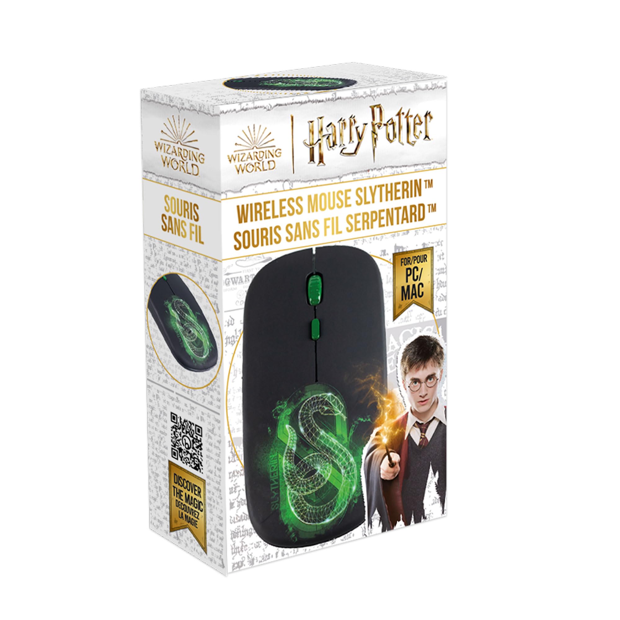 Trade Invaders - Harry Potter - Wireless Mouse (Slytherin)