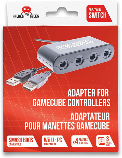 Trade Invaders- 4 Player Game Cube Adapter - Wii U / Nintendo Switch