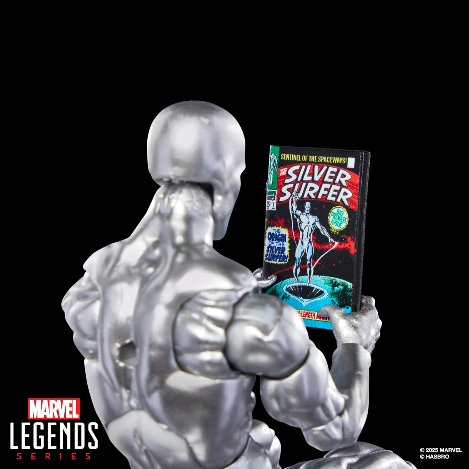 Marvel Legends Series, Figurine Surfer d'argent des Bandes dessinées Fantastic Four