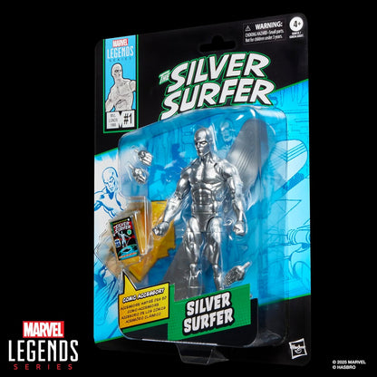 Marvel Legends Series, Figurine Surfer d'argent des Bandes dessinées Fantastic Four