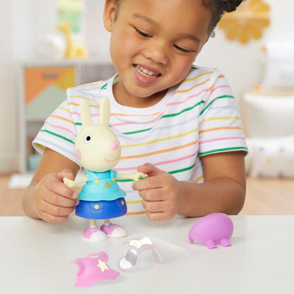 Peppa Pig - Peppa & Friends Dress Up 15 Cm - Rebecca Rabbit