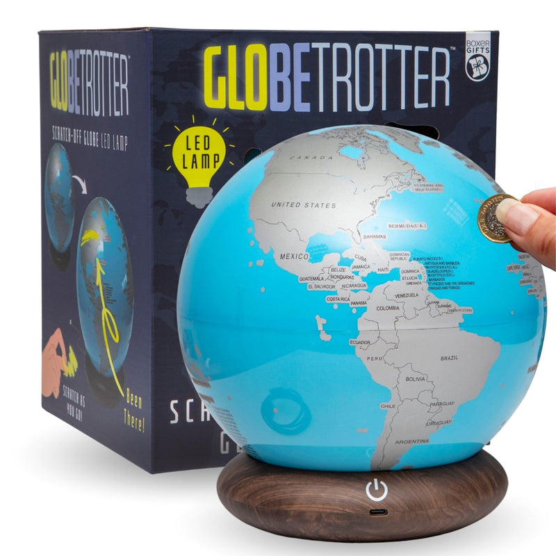 Globetrotter Scratch Off Globe Lamp