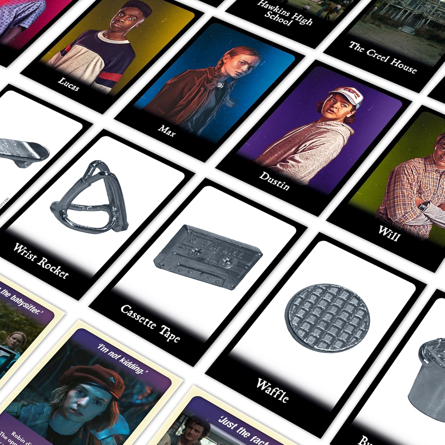 Winning Moves Stranger Things Cluedo Mystery Board Game perfect for 2–6 players and makes a great gift for fans aged 12 and up