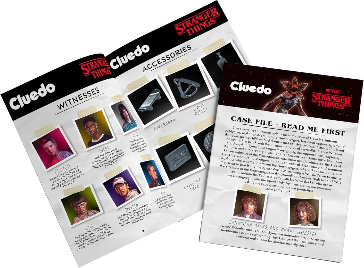 Winning Moves Stranger Things Cluedo Mystery Board Game perfect for 2–6 players and makes a great gift for fans aged 12 and up