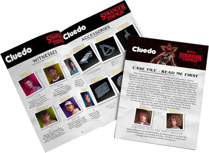Winning Moves Stranger Things Cluedo Mystery Board Game perfect for 2–6 players and makes a great gift for fans aged 12 and up
