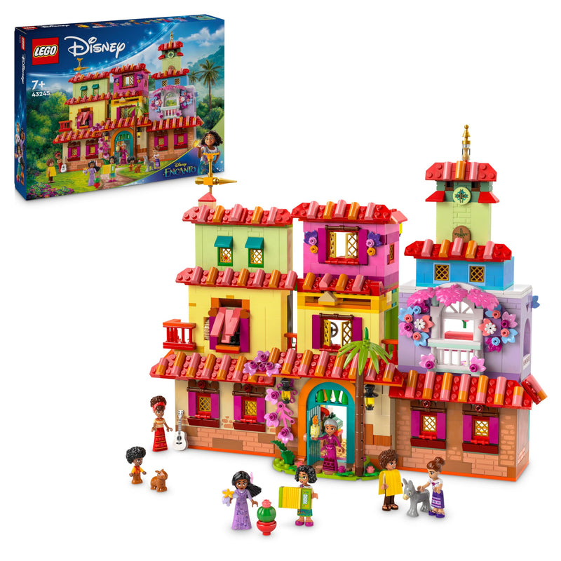 LEGO ǀ Disney Encanto The Magical Madrigal House Building Toy Set for Kids Featuring a Mirabel Princess Mini-Doll Figure, Fun Construction Playset for 7 Plus Year Old Girls and Boys 43245