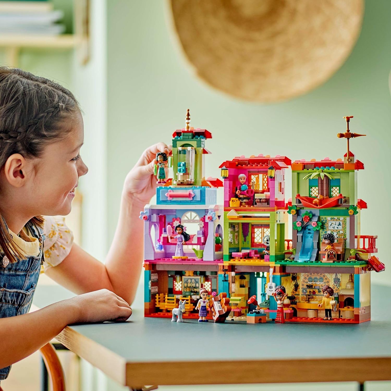 LEGO ǀ Disney Encanto The Magical Madrigal House Building Toy Set for Kids Featuring a Mirabel Princess Mini-Doll Figure, Fun Construction Playset for 7 Plus Year Old Girls and Boys 43245