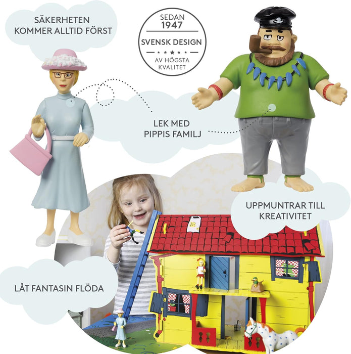 Pippi Longstocking - Efraim & Miss Prysselius Figures (18101)