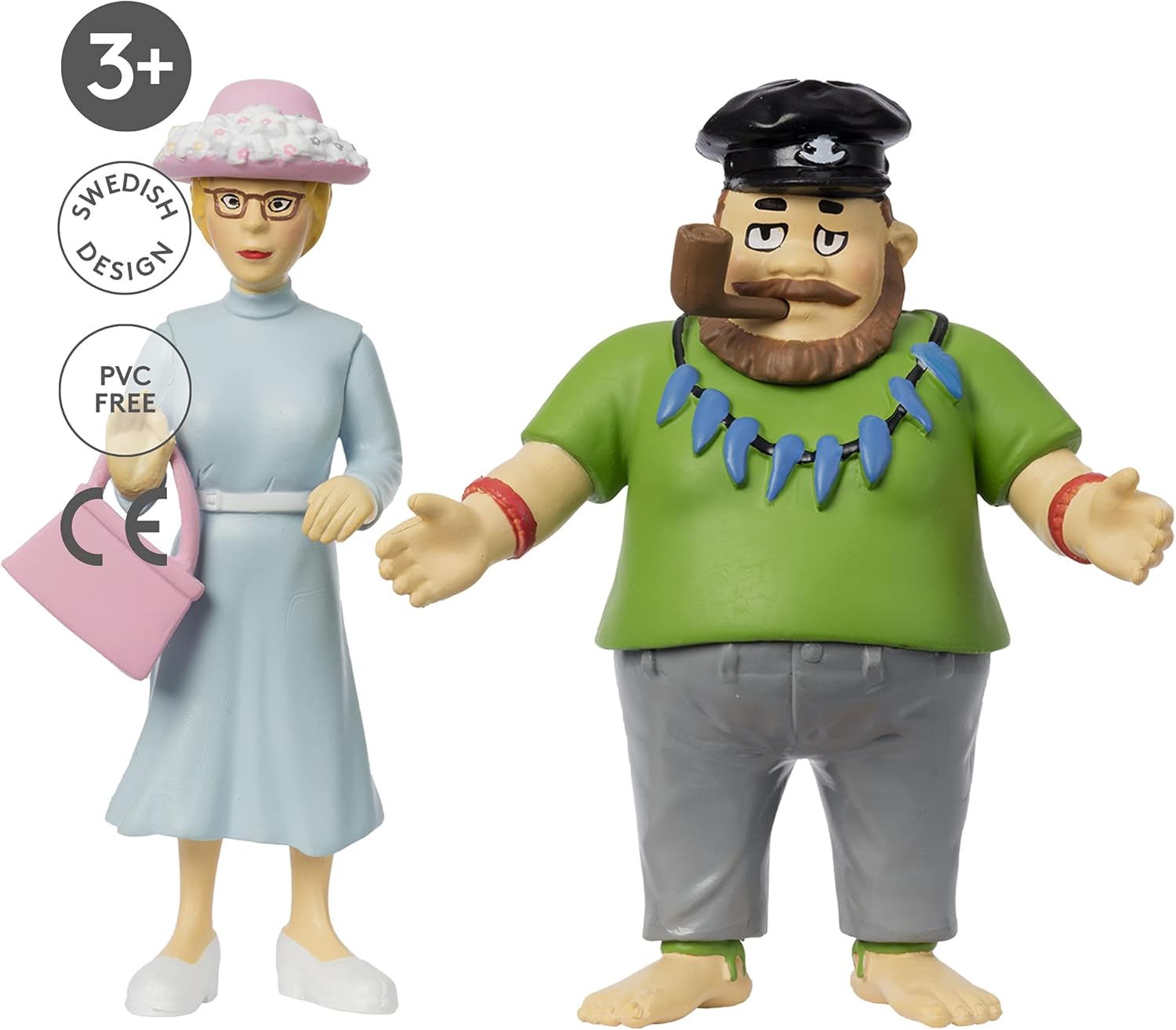 Pippi Longstocking - Efraim & Miss Prysselius Figures (18101)