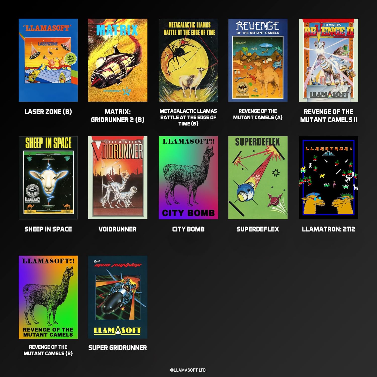 Blaze Evercade The Llamasoft Collection