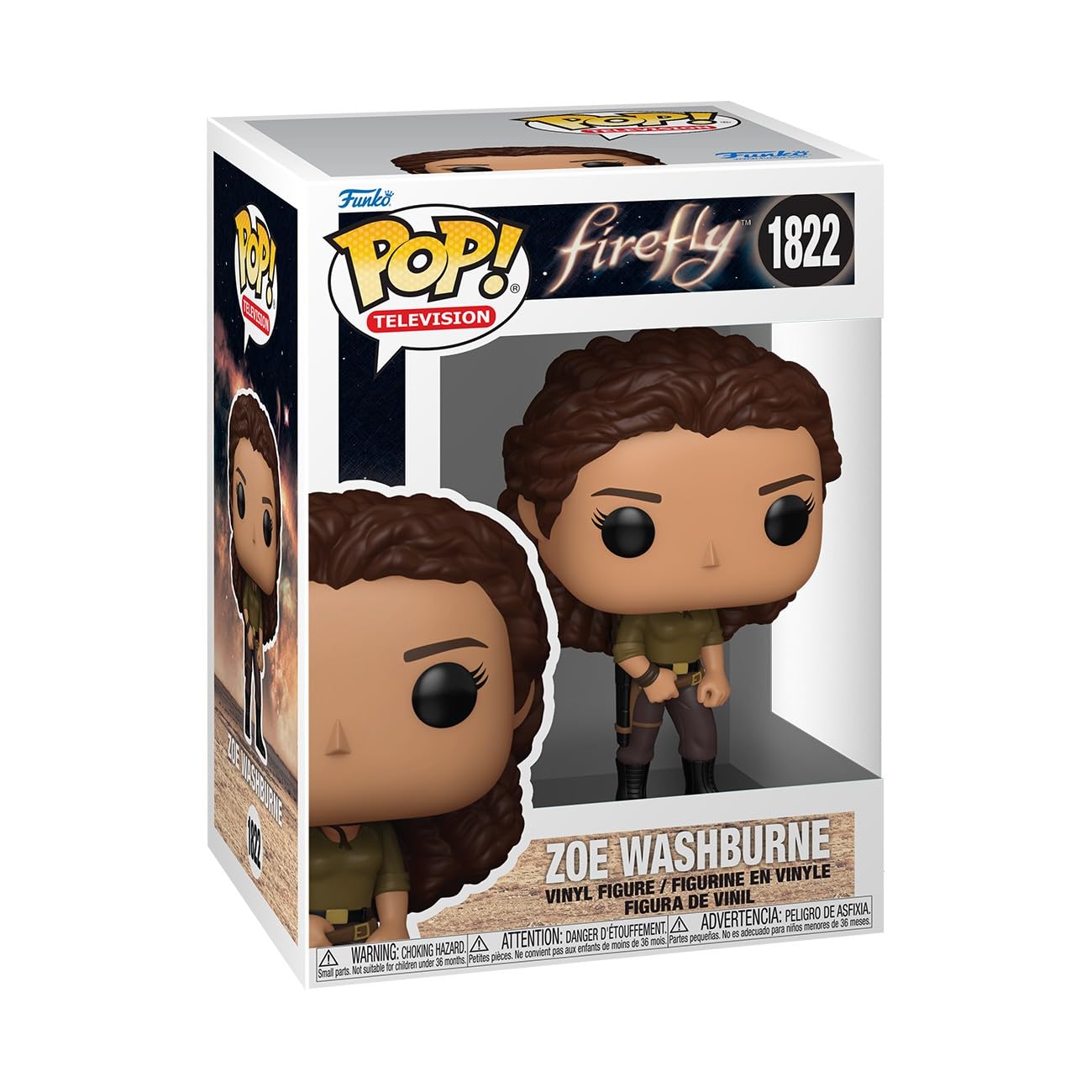 Funko Pop! TV: Firefly - Zoe Washburne - Figura in Vinile da Collezione - Idea Regalo - Merchandising Ufficiale - Giocattoli per Bambini e Adulti - Sci-Fi Fans - Figura da Collezione e da Esposizione