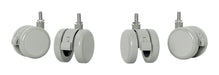 Castor Wheels for Leitz Ergo Electric Sit Stand Desk (Set of 4) - 53740085