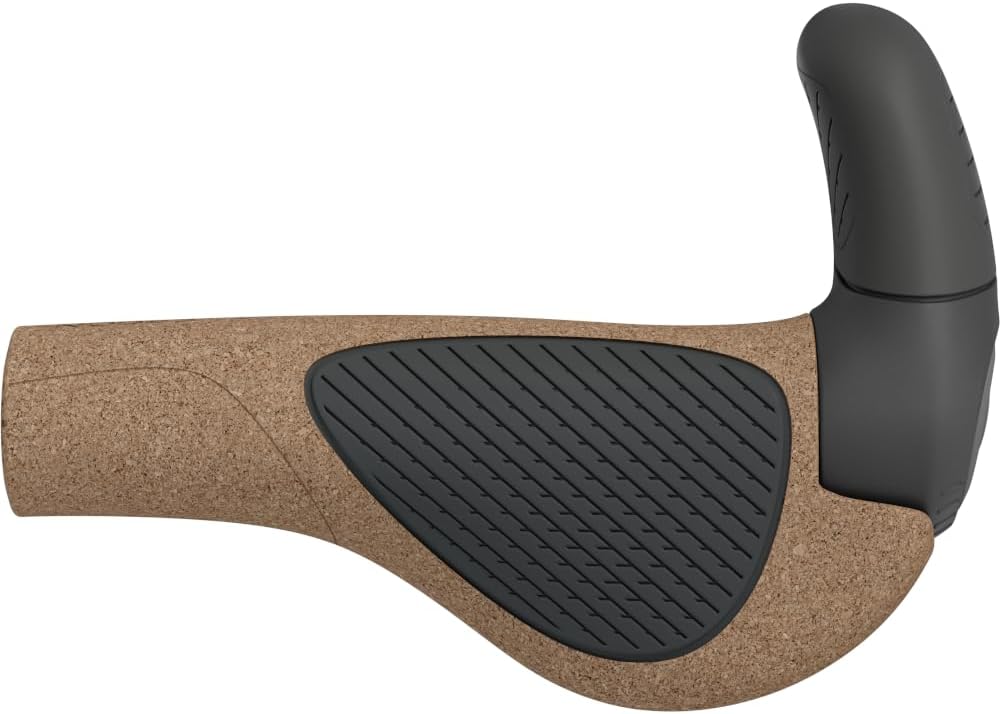 Ergon GP2-S Evo BioKork Ergo E-Bike MTB Bicycle Grips Brown/Black