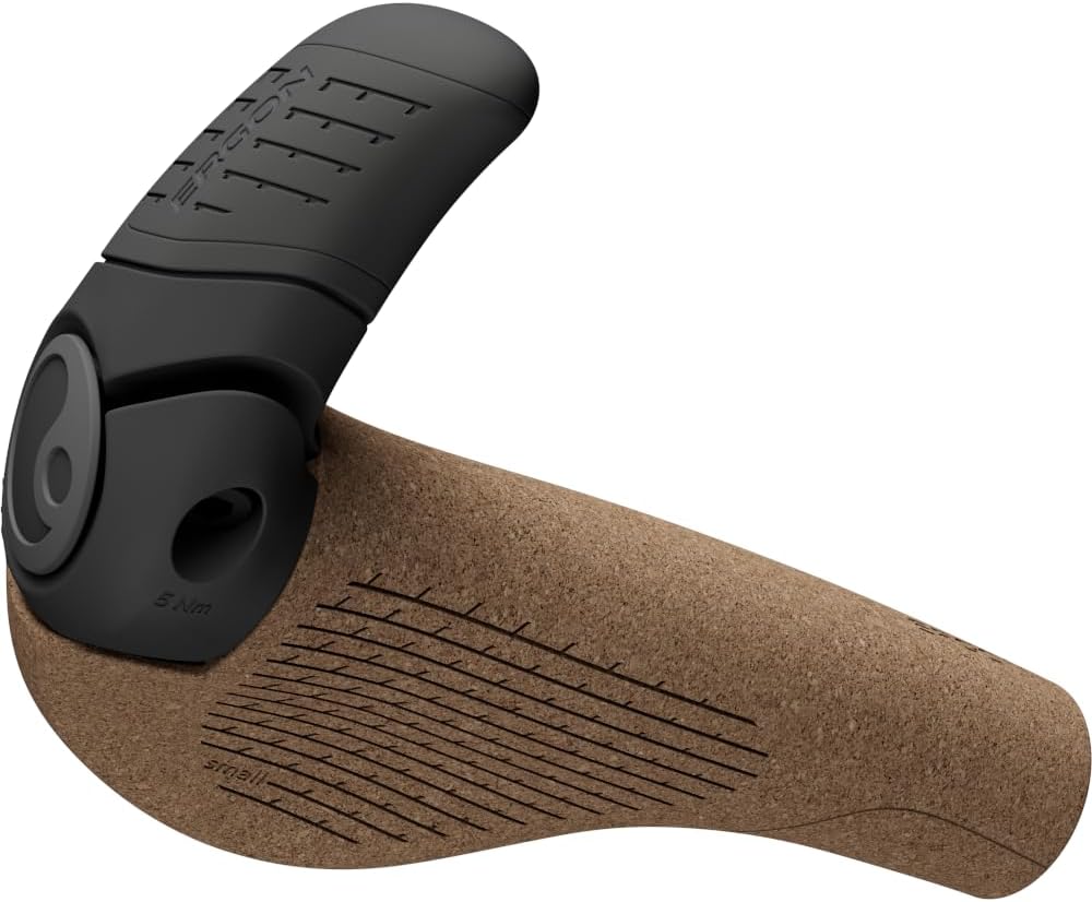 Ergon GP2-S Evo BioKork Ergo E-Bike MTB Bicycle Grips Brown/Black