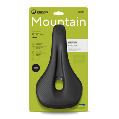 Ergon SMS Comp Men ergonomischer MTB E-Bike Fahrrad Sattel schwarz: Größe: M/L (12-16cm