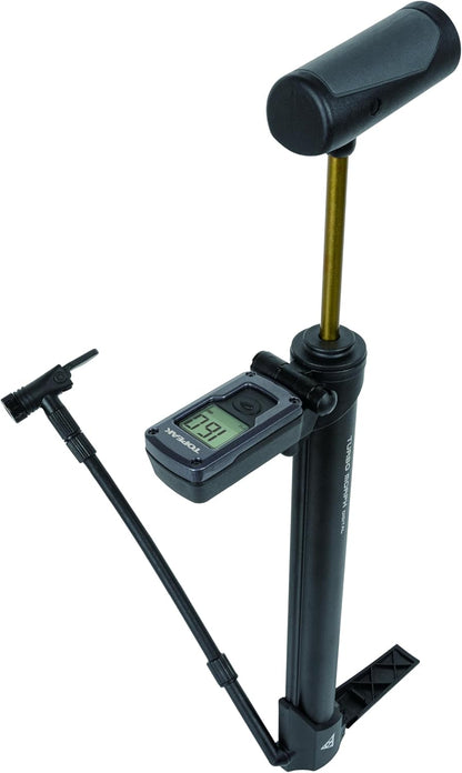 Topeak Morph Turbo Bicycle Tyre Pump with Flip Down Digital Pressure Gauge