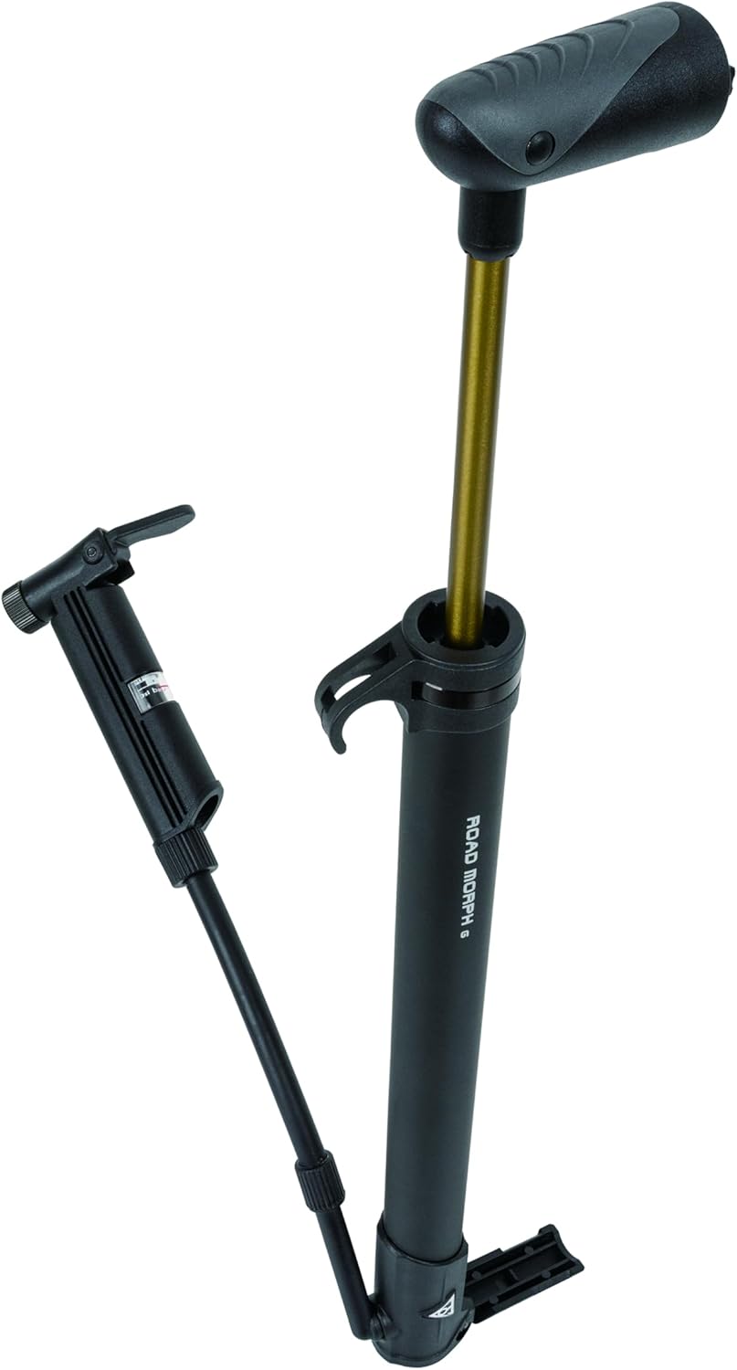 Topeak Morph Road Bicycle Tyre Pump with Analogue Pressure Gauge