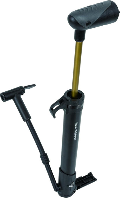 Topeak Mini Morph Bicycle Tyre Pump, Black