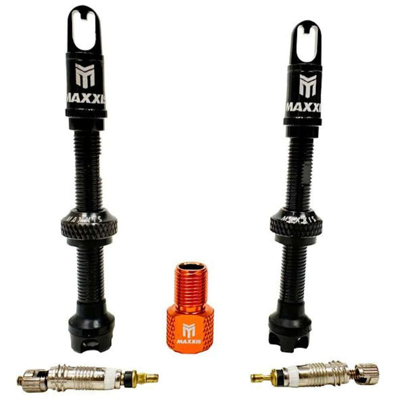 Maxxis MaxxOut Tubeless Bicycle Valves, Presta, 50mm, Black