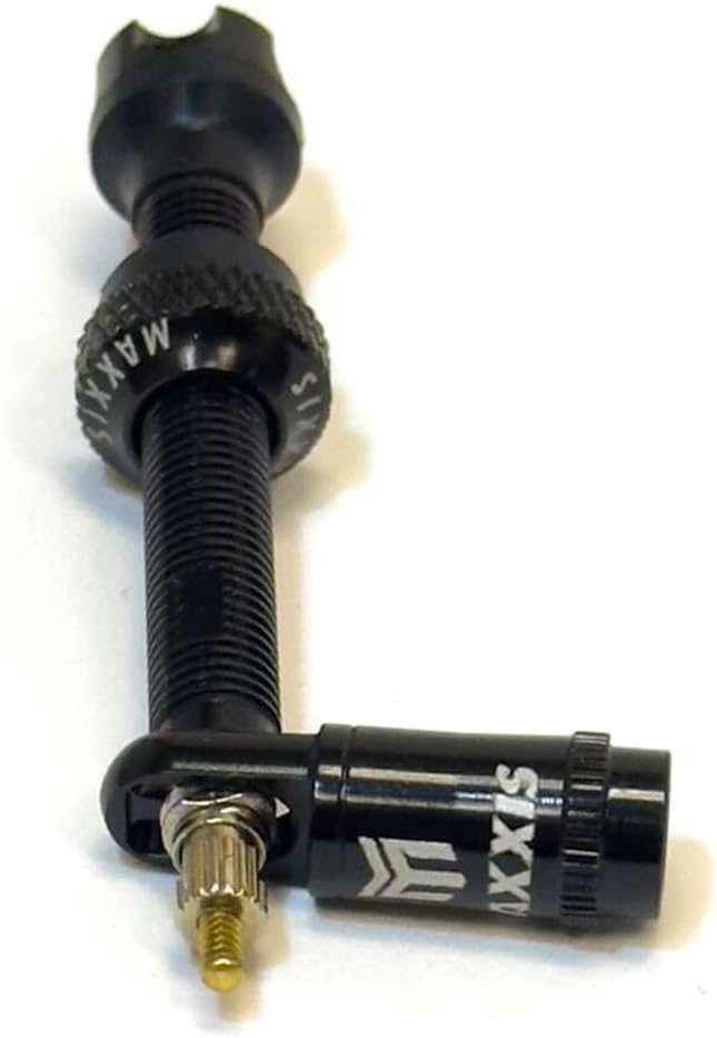 Maxxis MaxxOut Tubeless Bicycle Valves, Presta, 50mm, Black
