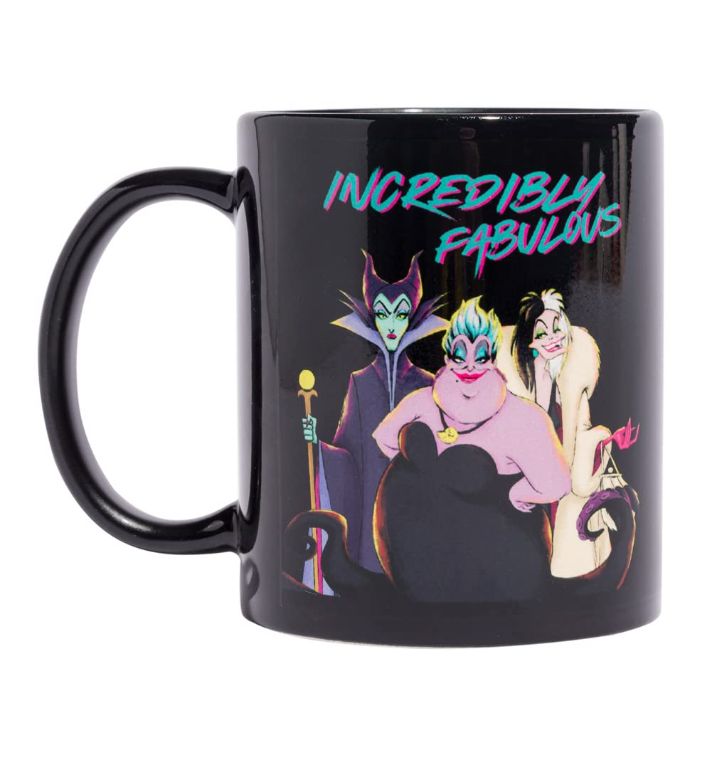 VILLIANS - INCREDIBLY FABULOUS BLACK MUG