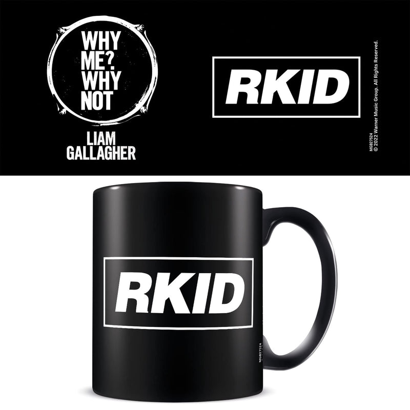 LIAM GALLAGHER (RKID) BLACK MUG