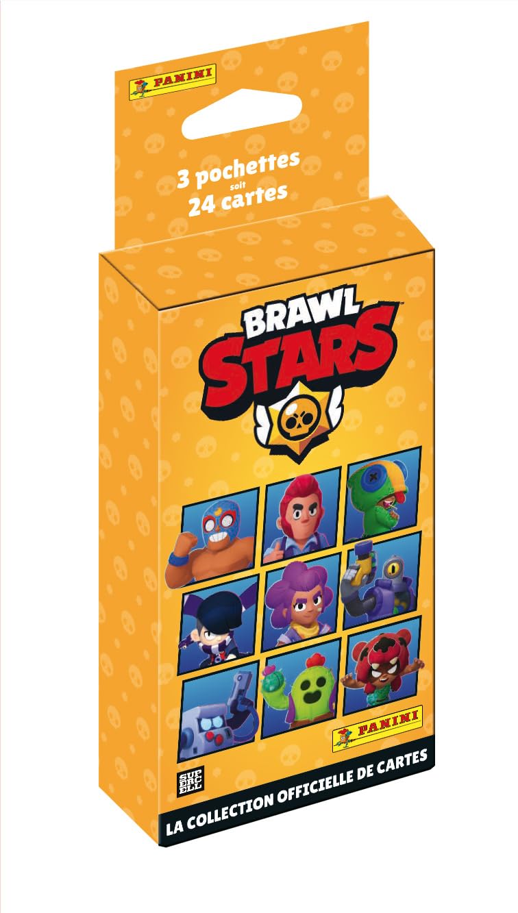 Panini Brawl Stars Trading Cards Blister Pack of 3