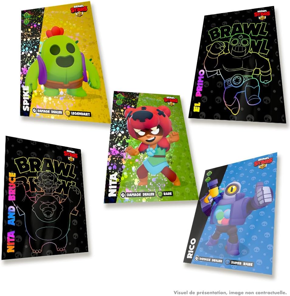 Panini Brawl Stars Trading Cards Blister Pack of 3