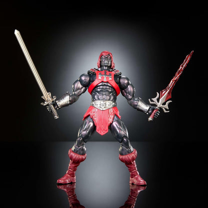 Masters of The Universe Masterverse Action Figure Anti-Eternia He-Man, 7 Inch Motu Toy, 30 Points Articulation, Removable Armor & Weapon Accessories