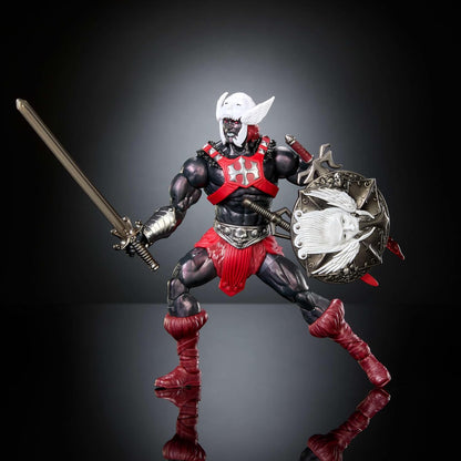 Masters of The Universe Masterverse Action Figure Anti-Eternia He-Man, 7 Inch Motu Toy, 30 Points Articulation, Removable Armor & Weapon Accessories