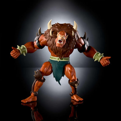 Masters of the Universe Origins Action Figure Deluxe Beast Man Cartoon Collection, 5.5-inch 1980s TV Villain, Detailed Design, JHK09