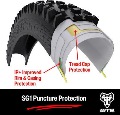 'WTB Judge Mountain Bike Tire (27.5/29'') Tubeless Folding, High Grip, Enduro & Gravity (SG1/SG2 Puncture Protection)'