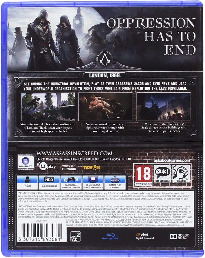 Assassin's Creed Syndicate (PS4